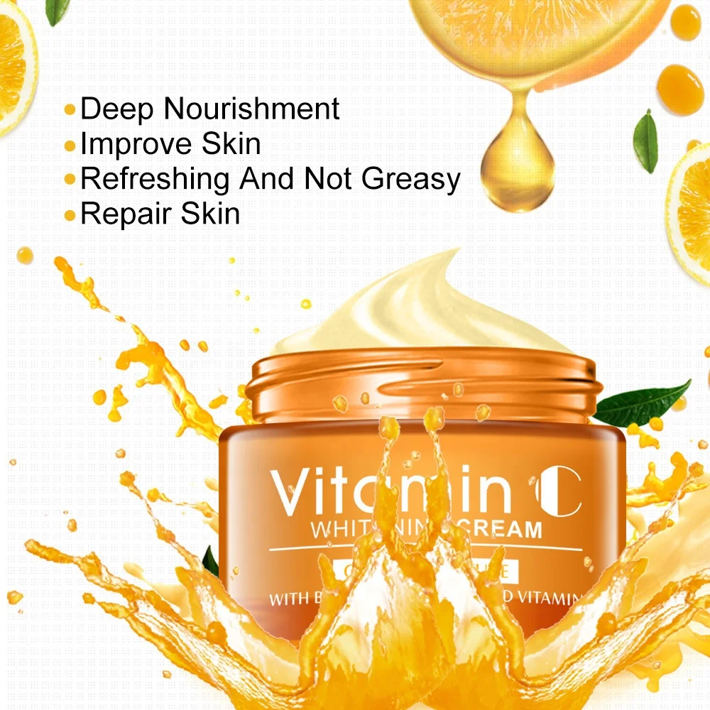 
Wholesale OEM Shrink Pores and Tightening Brightening Day Cream Vitamin C VC Serum for Face 