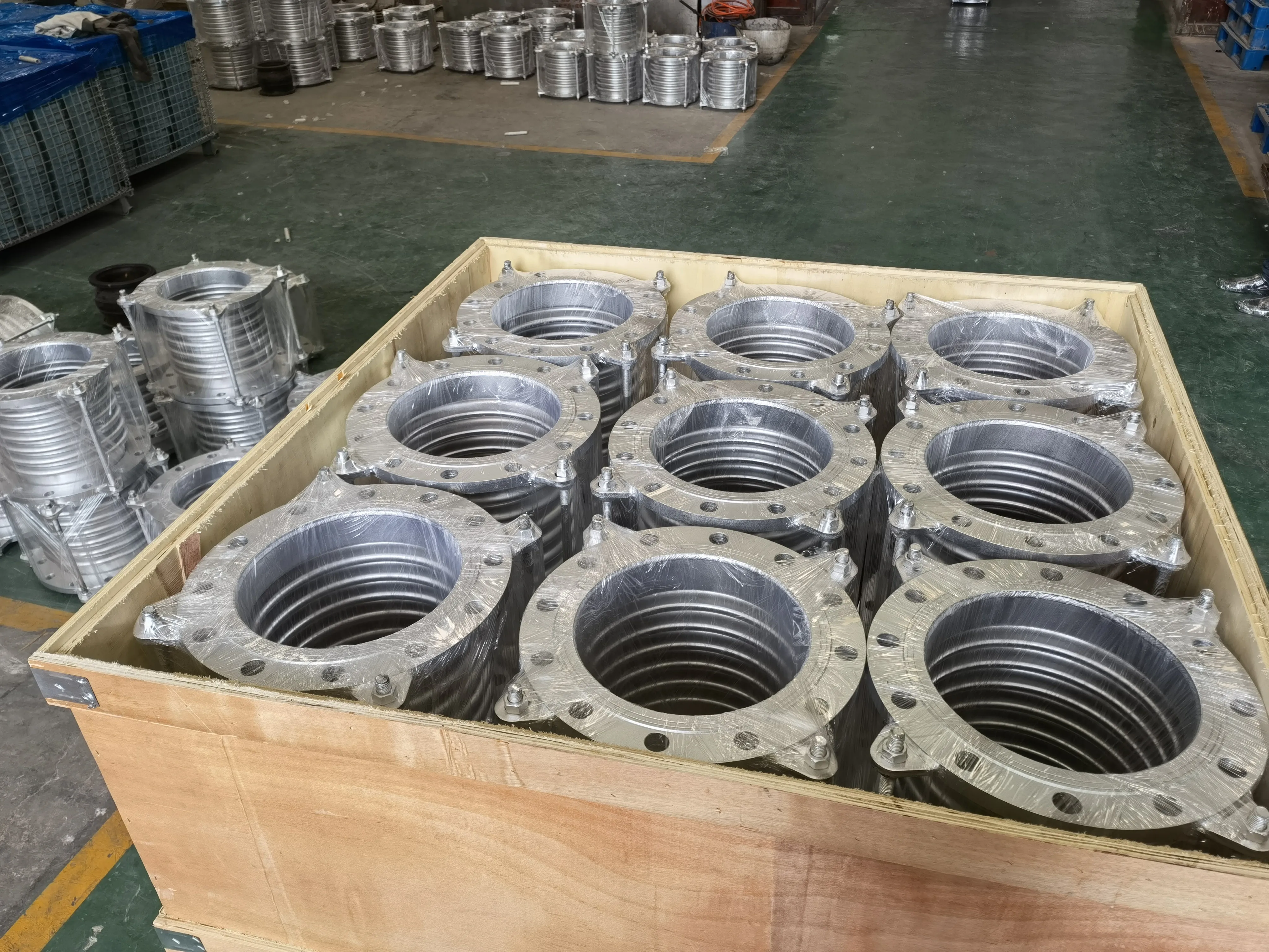 High Quality Jiufu High Temperature Exhaust Compensator Bellows Compensator Metal Bellows Expansion Joints