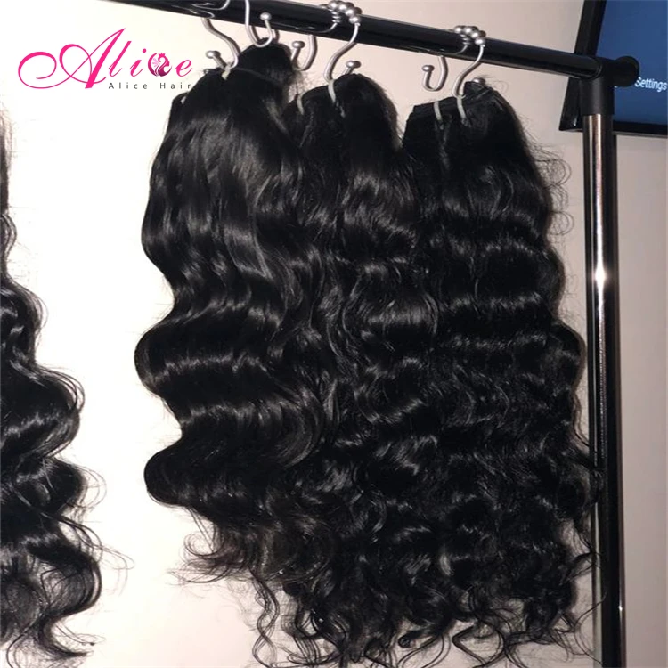 Virgin Cuticle Intact Hair Bundle Vendors Temple Human Hair Extension 100% Unprocessed Vietnam Bulk Double Drawn Weft Raw Indian