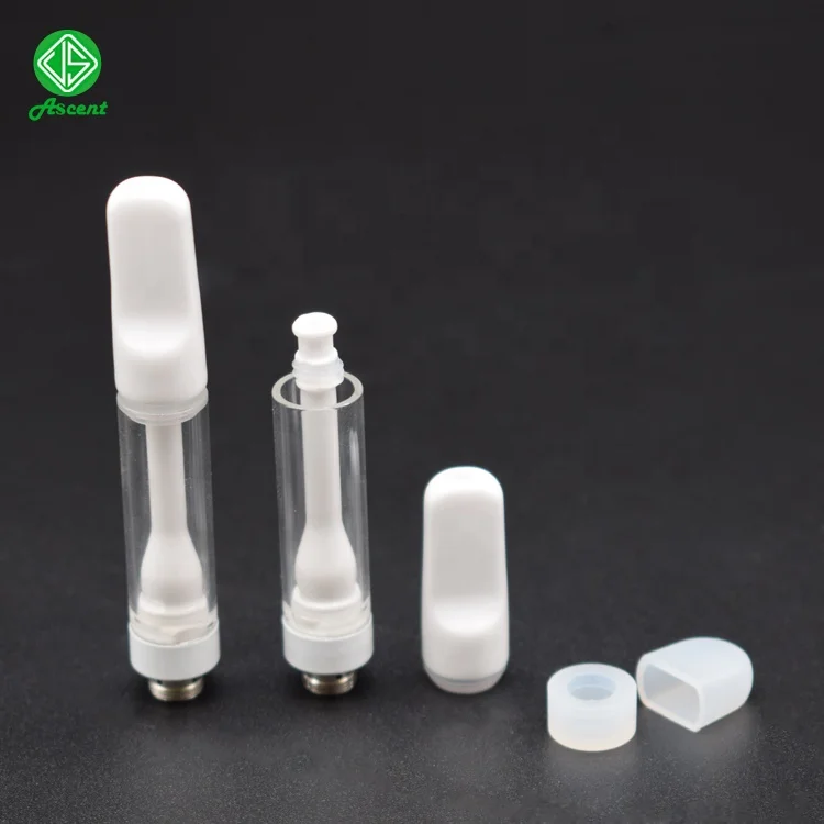 
All ceramic g1 snape in tip with glass tank no leakage cbd cartridge white 1ml all ceramic vape carts 