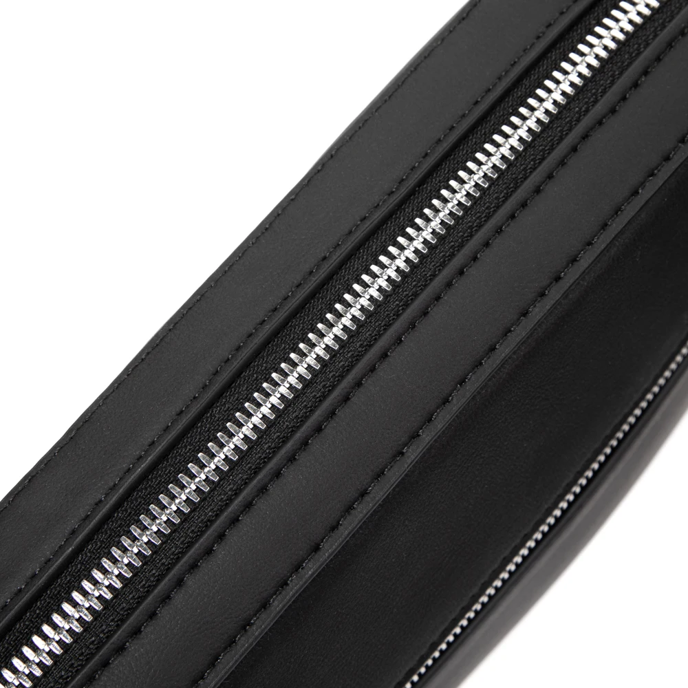 OEM Customizabe Brand Men Leather Messenger Side Bag Simple Luxury Chest Bag for Men Designer Shoulder Bag with Coin Pouch