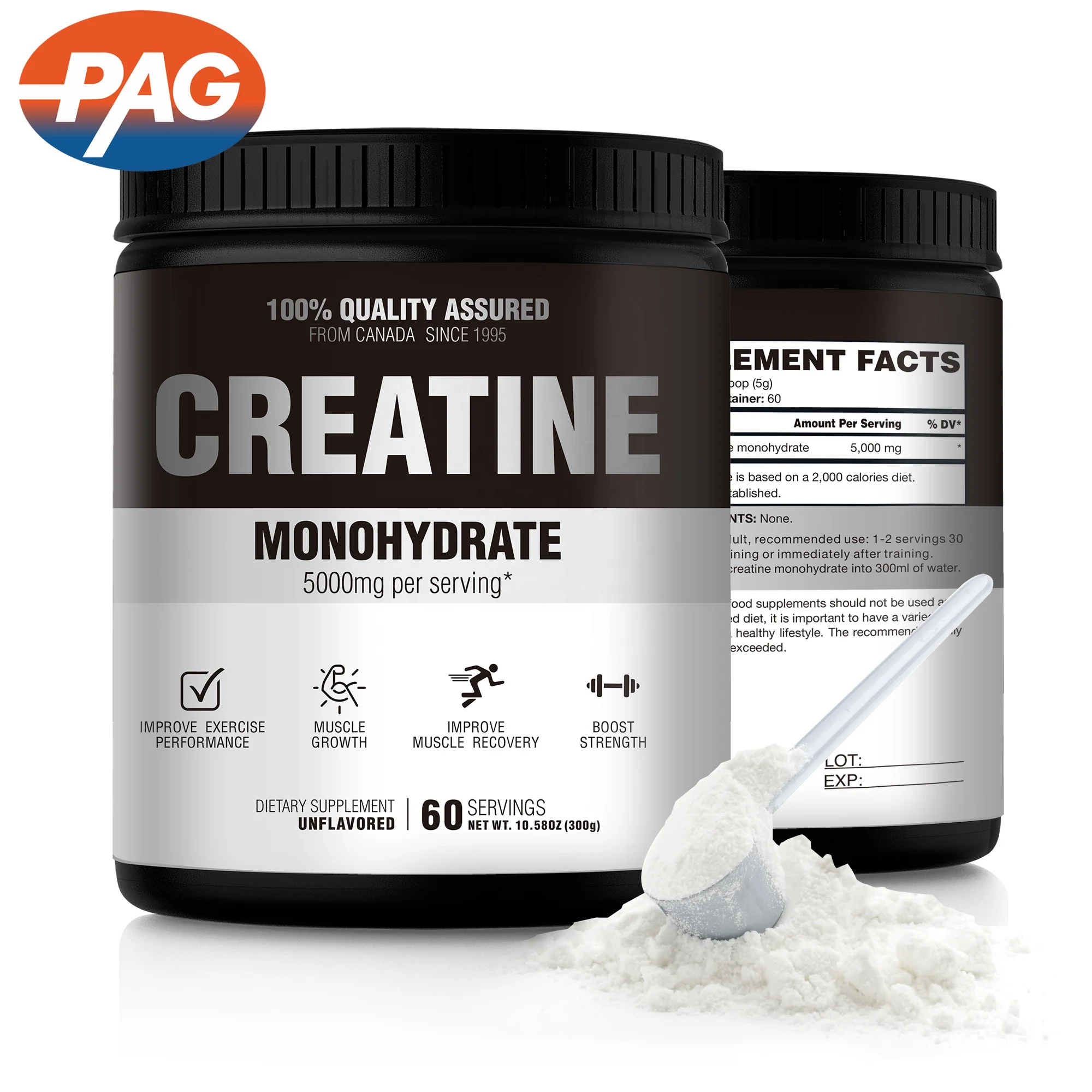 Daily Sports Supplements Supply Nutrition Muscle Gain Pre Workout Creatine Monohydrate Powder