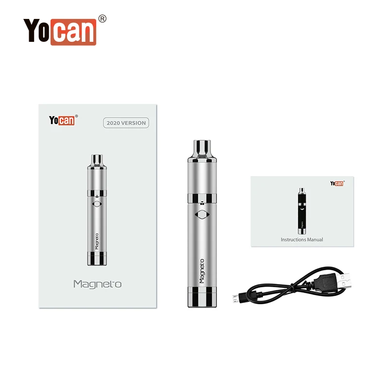 1100mah Yocan Magneto Kit Magnetic Technology Cigarro Eletronico Heat Not Burn Wax Vaporizer With Dab Tool