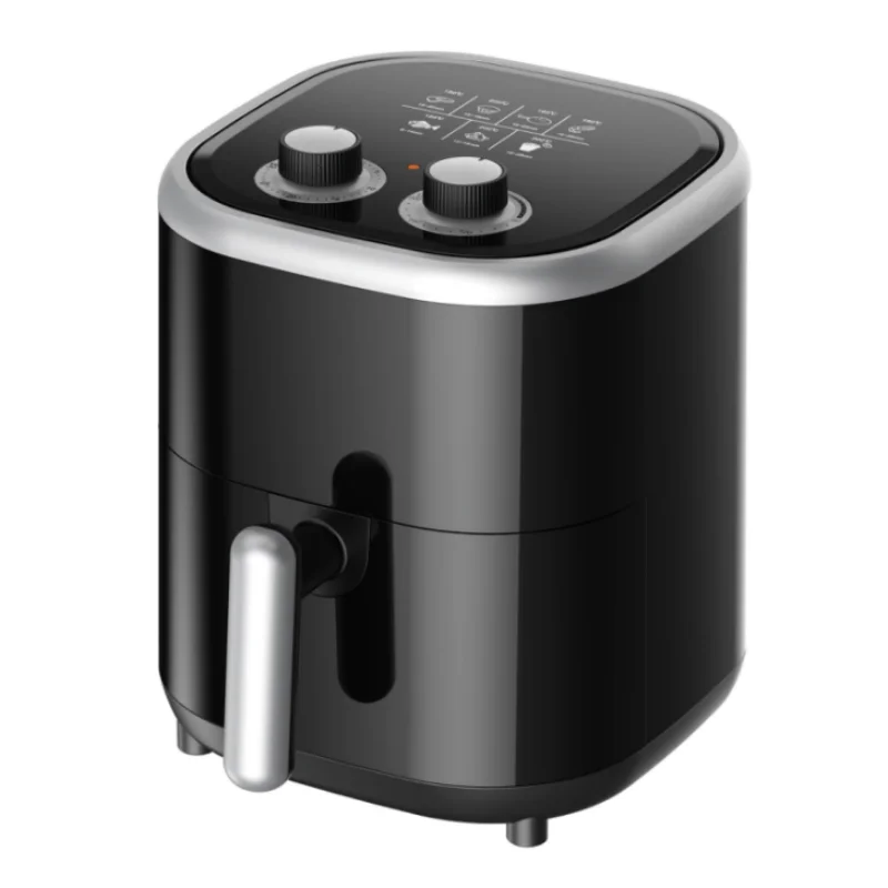 1200W 3.5L New Mechanical Electric Air Fryer Cooker For Sale Multifunctional Square Air Fryer Machine With Manual Knobs No Oil