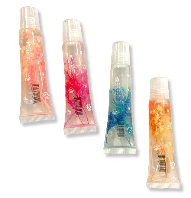 Custom private brand lip gloss flavor oils natural moisturizing Transparent  lip gloss