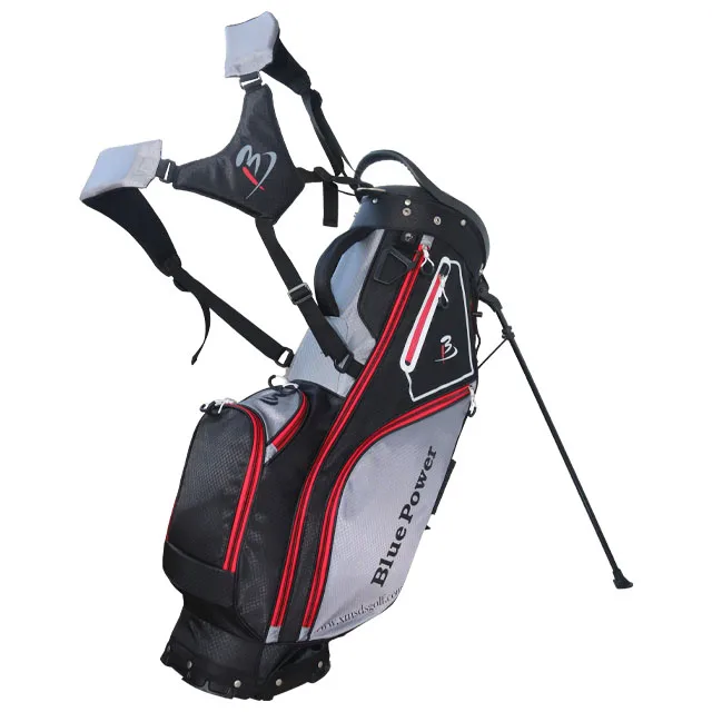 Fasion new style hotsale Blue green pink grey Orange nylon cooler golf bags with stand,golf bag stand