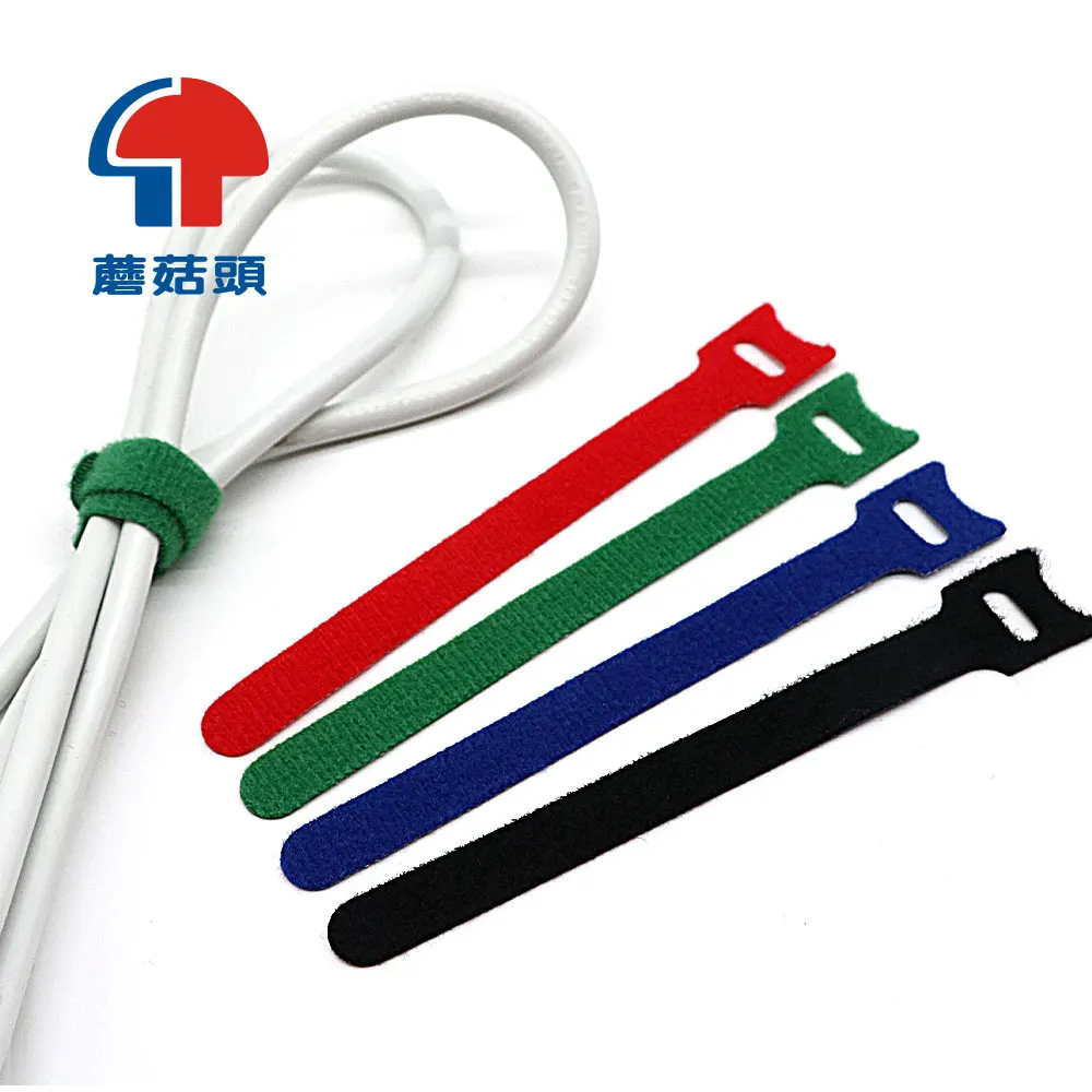 Adhesive double sided tape Cable Ties Stock Wholesale Back to Back Hook and Loop Strap
