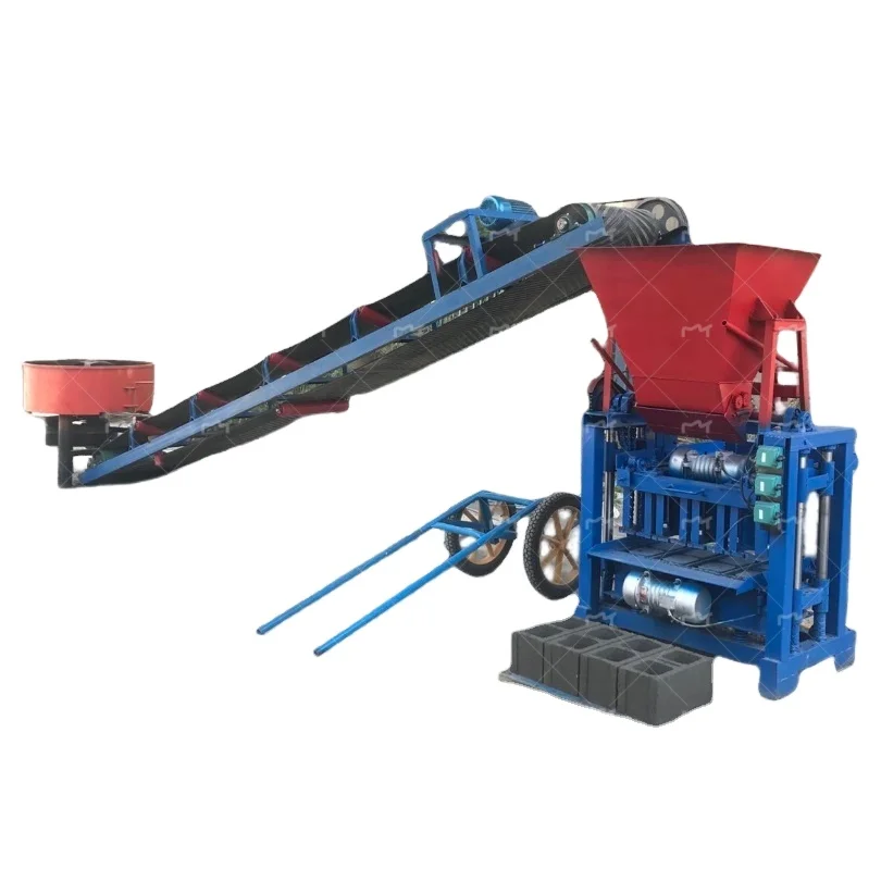 BR4-35 hydraulic automatic brick making machine concrete cement block production line