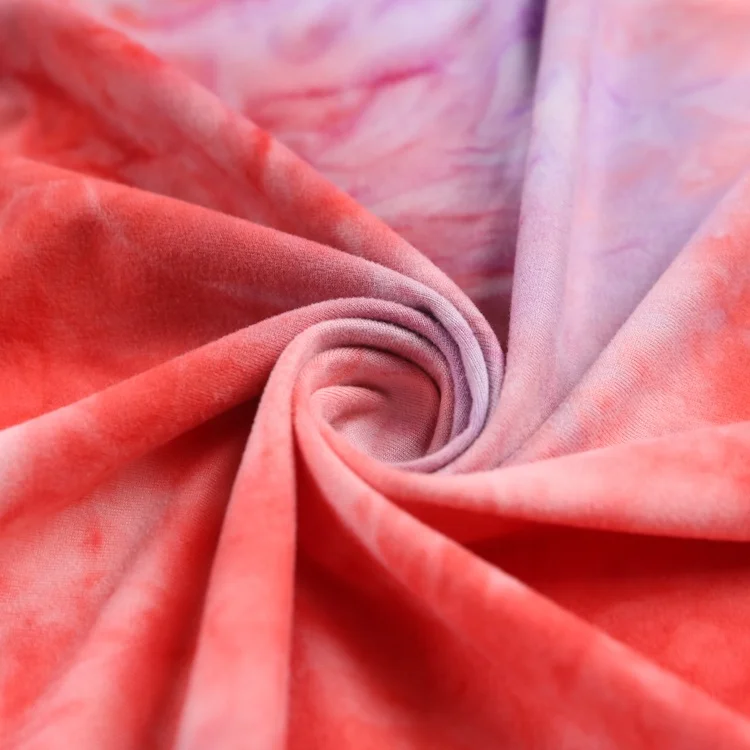
Hot camouflage textiles tie dye jersey tie-dye dty fabric tie dye for yoga clothes fabric and textiles for clothing 