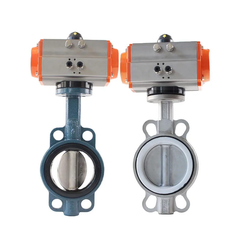 Factory Manufacturing Manual Industrial Water Treatment Stainless Steel Rubber Seal Butterfly Water Valves pipe valve refaced