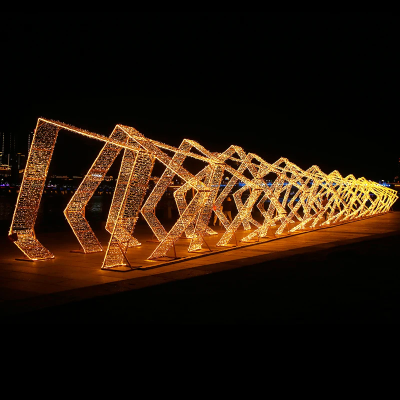 New Year Christmas Decorative Lightings Waterproof LED Festival Holiday Lanterns Decorations Motif Lights Outdoors
