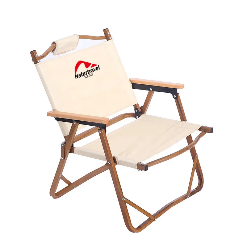 Naturtravel Outdoor furniture kermit chair  Wood grain aluminum portable folding camping chair