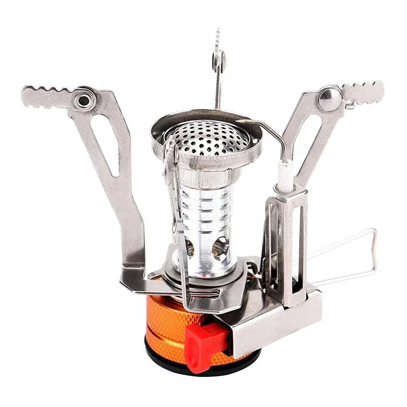 Top Selling Mini Gas Stove Barbecue Portable Gas Stove Head Outdoor Ultralight Aluminium Cooking Small Gas Furnace