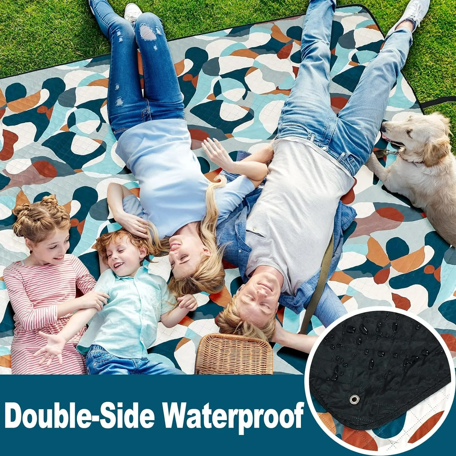 New Arrival Spring Summer Portable Outdoor Waterproof Oxford Fabric Picnic Mat Camping Excursion Goods-Dampproof Mattress Type