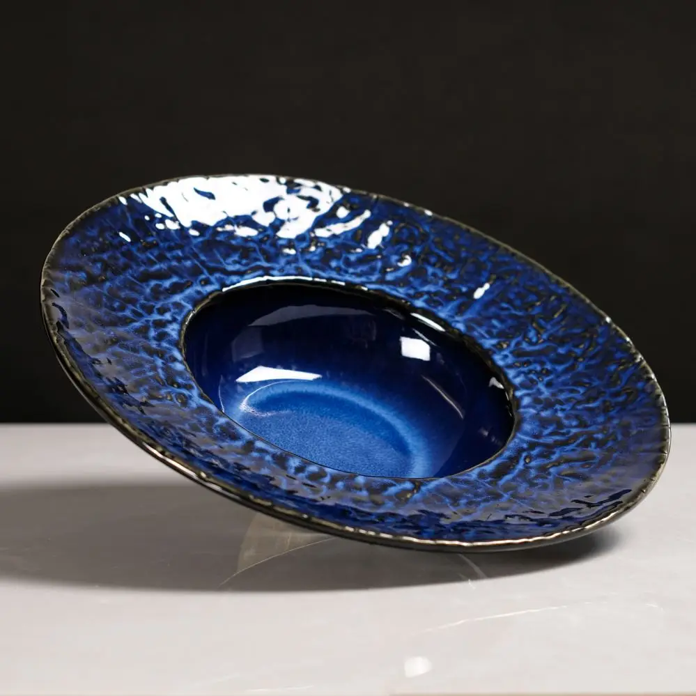 Porcelana Platos Para ресторанные суповые блюда паста креативные салатные и тарелки Ресторан керамическое шеф-поварское блюдо ризотто тарелка