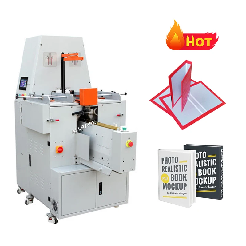 Photo Album Note Hard Book Cover Case Maker Groove Pressing Binding Machine Hardcover Notebook Book Case Making Binding Machine