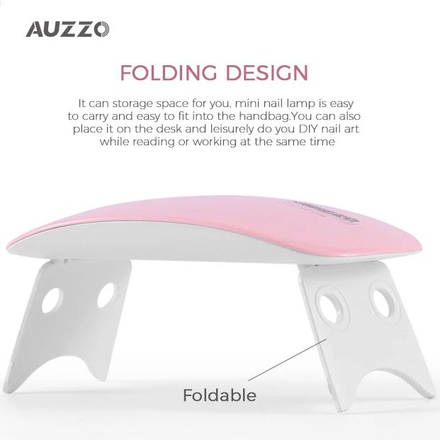 Portable Sun Light Mini Led Uv Nail Dryer Lamps Portable Baking Light Mouse Led Pink Usb Pink Nail Lamp