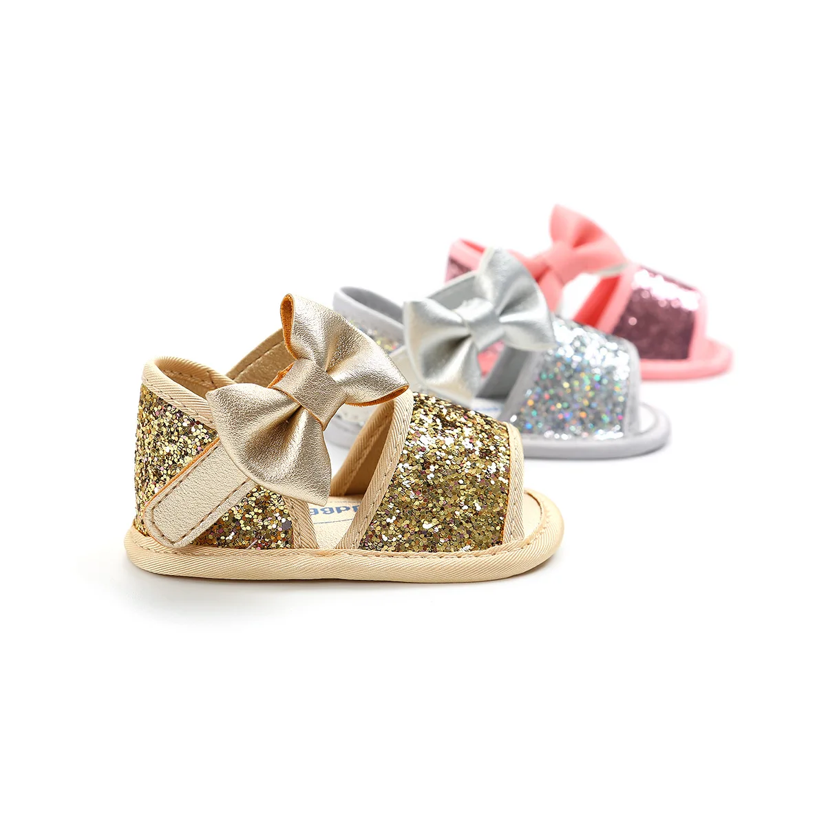 2020 summer bowknot cute toddler infant golden girls baby dress shoes kids sandals