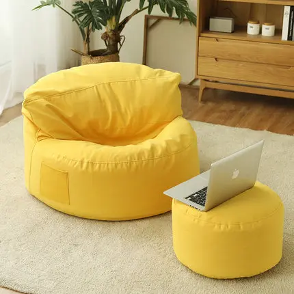
2020 wholesale factory outlet round style soft large bean bag sofa for living room use 