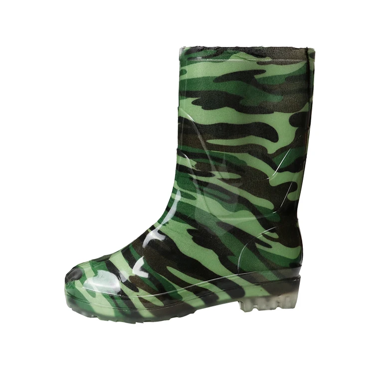 Factory Direct Sales Waterproof Rain Boots Men PVC Water Proof Outdoor Boots