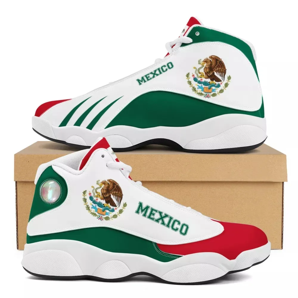 Basketball Style Shoes Haiti Dominic Flag Sneakers Autumn High Top Anti-slip Sports Shoes Summer Male Footwear  Running Shoes