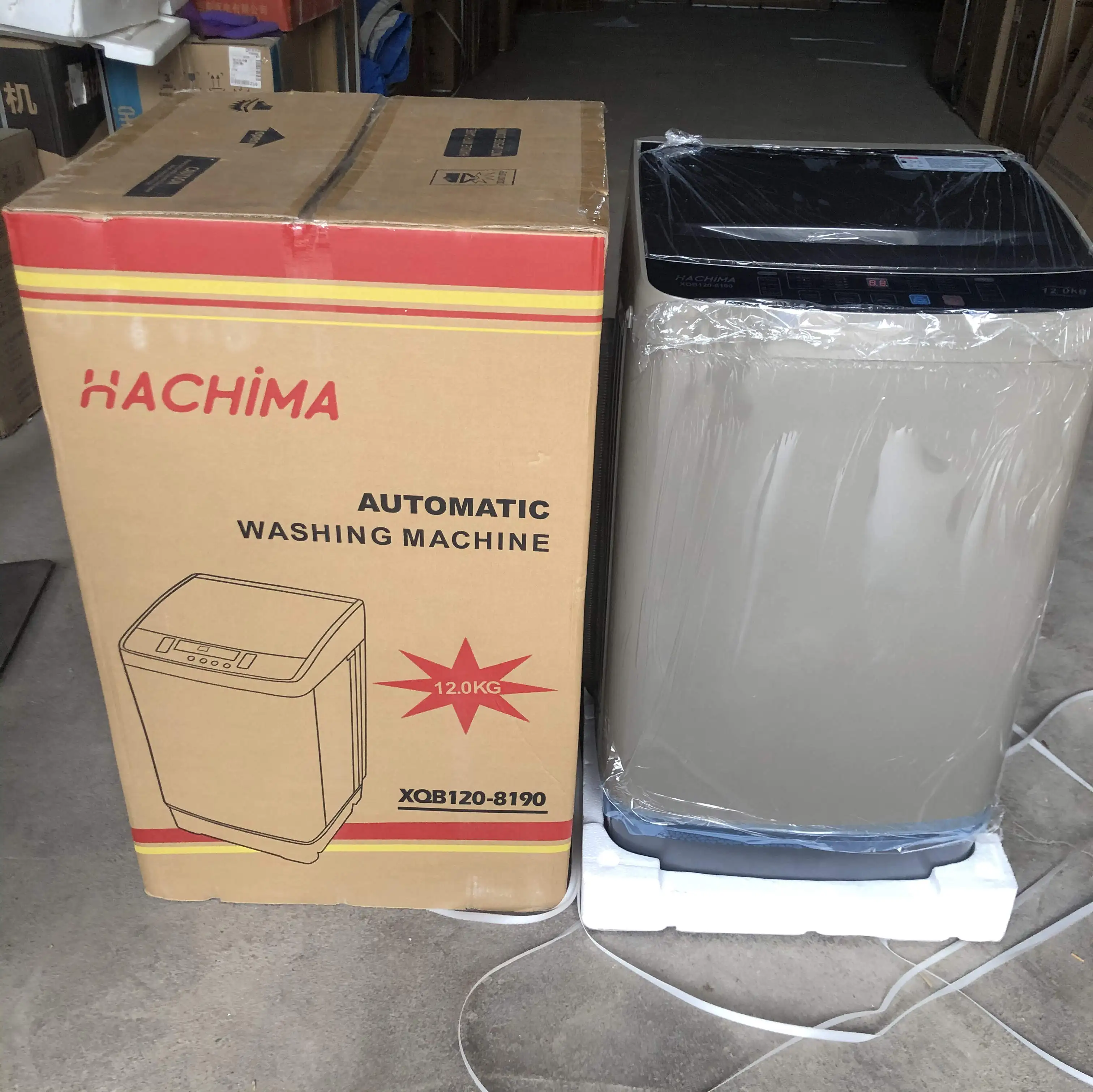 Hot automatic washing machine English 12kg wave wheel elution machine top loading washing machine