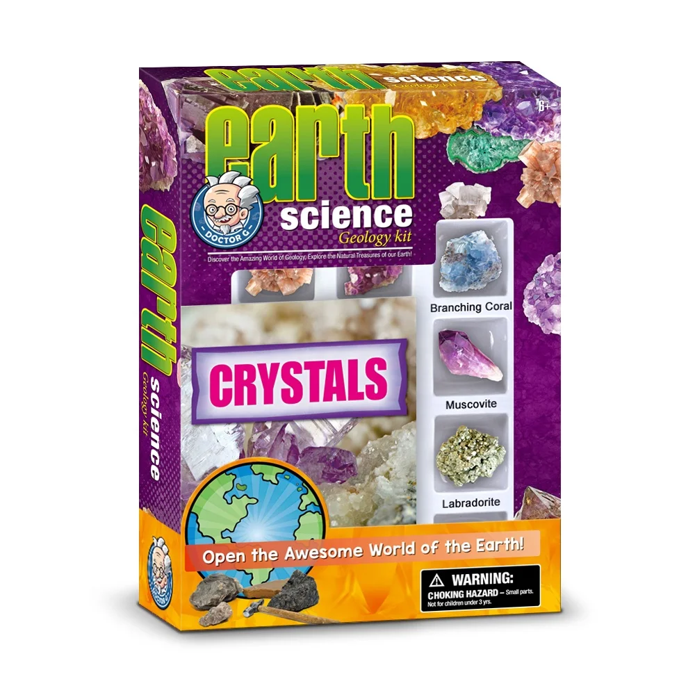 
Crystal Quartz Rock Zirconia Stones Sedimentary Rock Collection Kit, Nature Rocks Specimens 