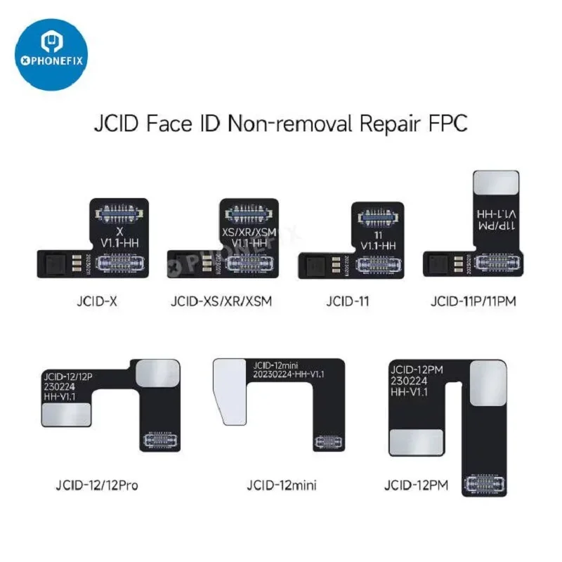JCID Non-removal Face ID Repair FPC flex cable for iPhone X-14 Pro Max Mini