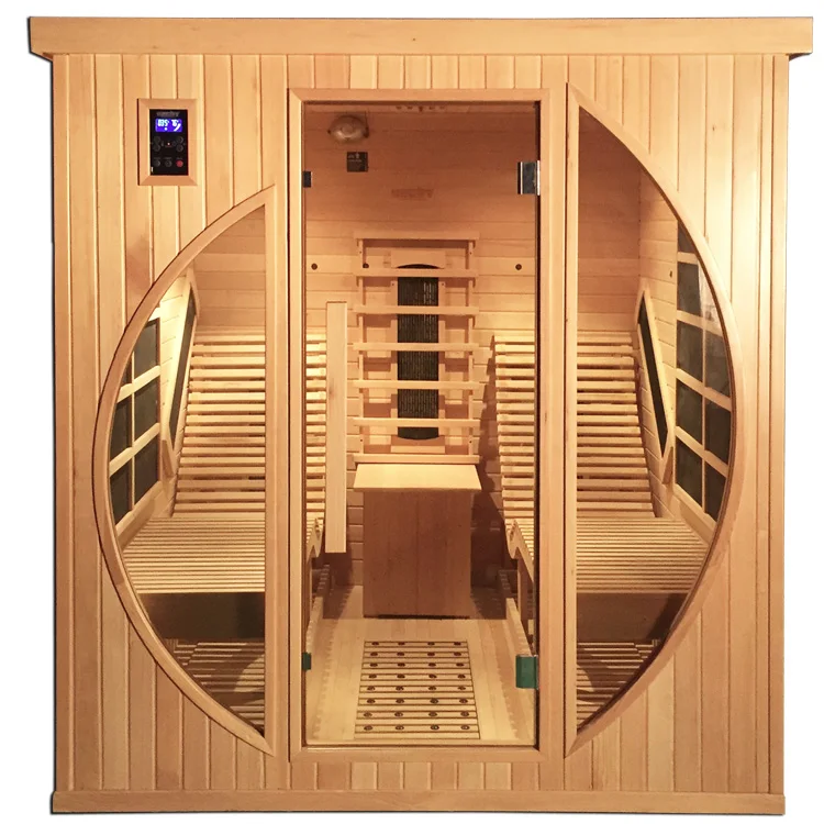 Cheap Double lounge chair low emf full spectrum carbon far infrared sauna
