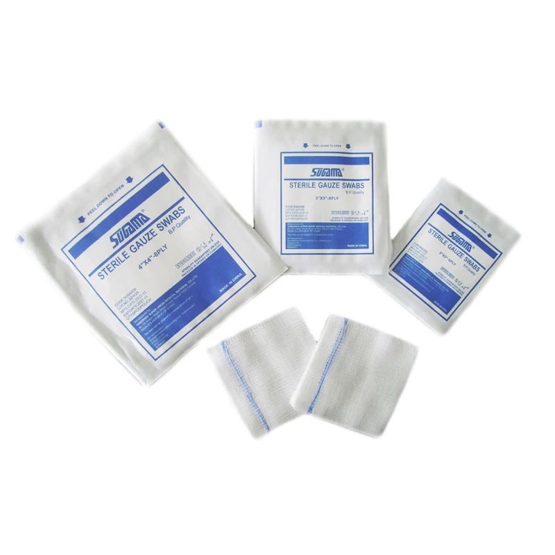 medical surgical sterile gauze swabs in hospital