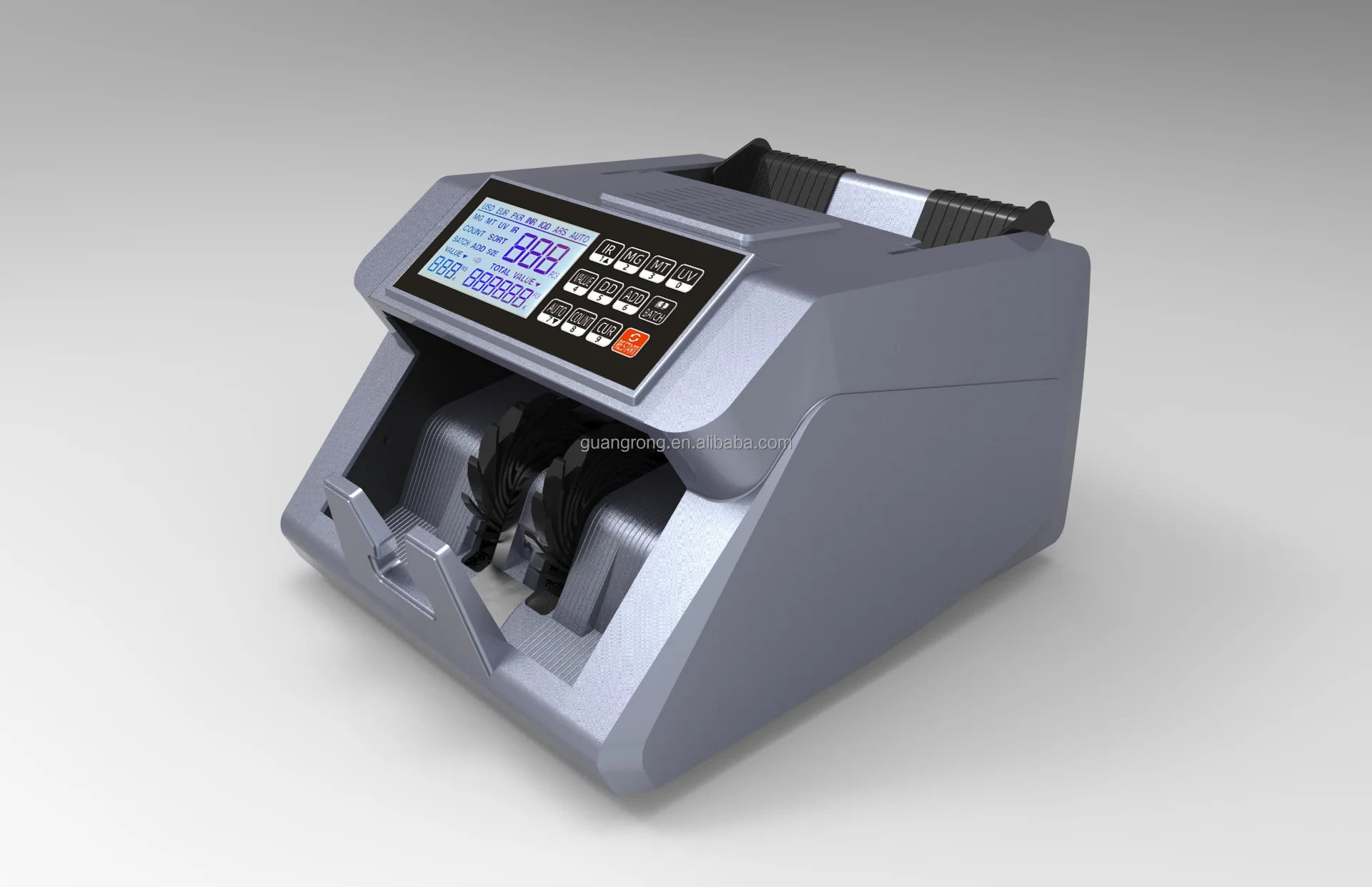 Bill Counter with Detection Multi-Currency Counting Machine cash counter money counting machine N95 UV/MG