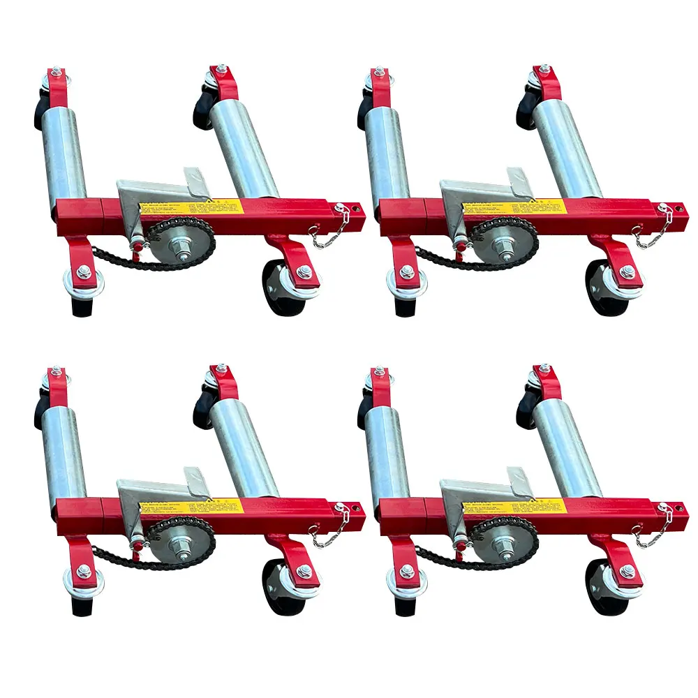 Portable Manual Hydraulic Moving Lift Dolly hydraulic wheel dolly