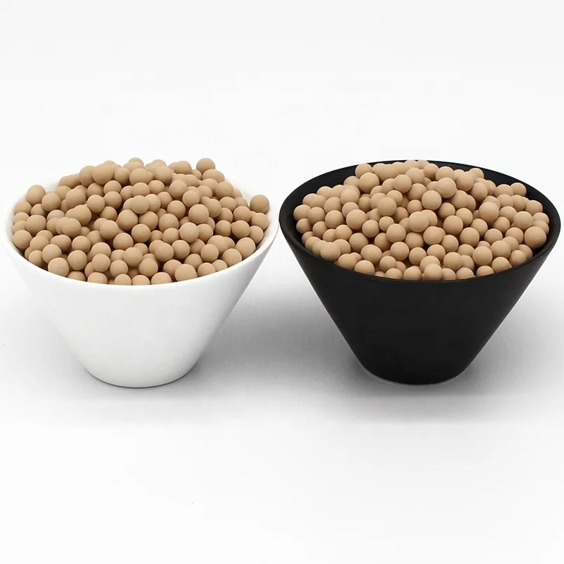 good quality 99.99% concentration 13x apg molecular sieve zeolite balls for air separation to co-absorb CO2 and H2O