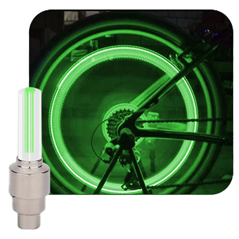Hot Bike Cycle tyre Light LED Tyre Tire Valve Wheel Spokes Lamp Light bike dising