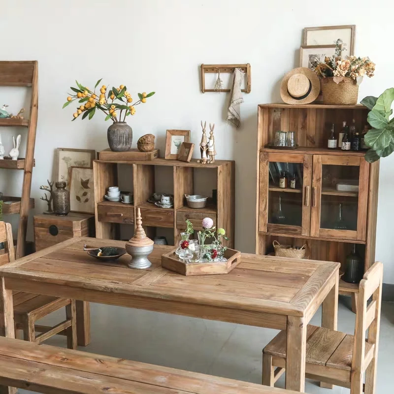 Китайская антикварная мебель кухонный стол обеденный квадратный