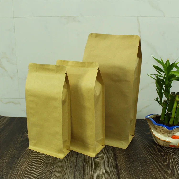 Плоский низ Ziplock мешок Алюминиевая фольга для упаковки кофе