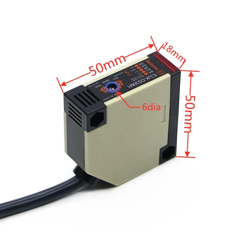 transducer E3JK-DS30M2 diffuse type photoelectric beam sensor reflective