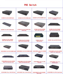 Factory OEM/ODM POE Switch 10/100Mbps Ethernet Supply Security CCTV