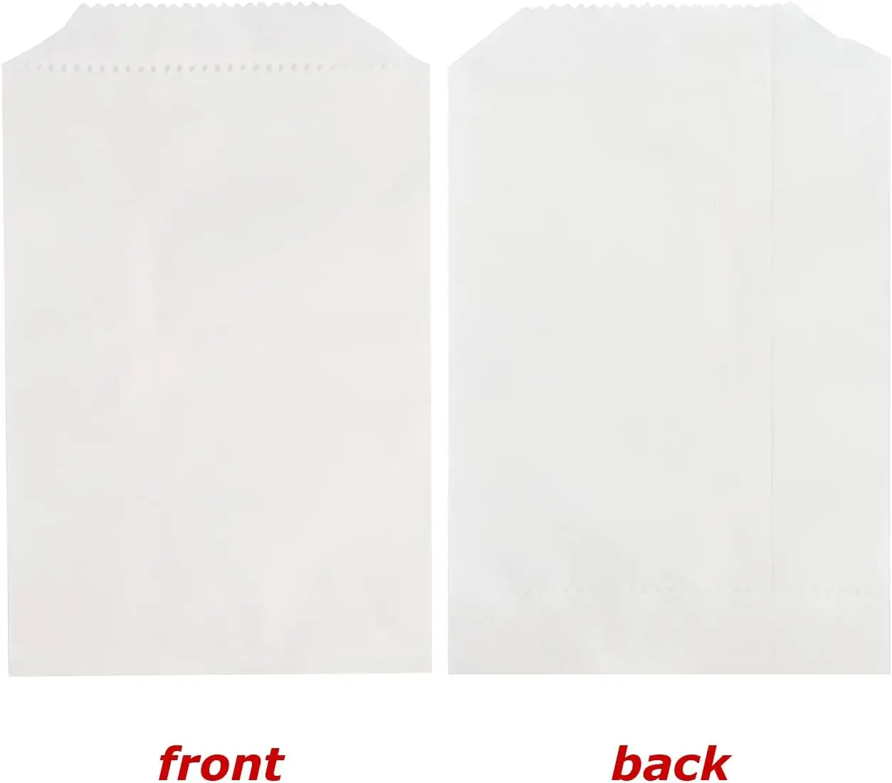 4 X 6 Inch Baking Sandwich Soap Packaging Biodegradable Grease-Proof Kraft Paper White Single Cookie Bags