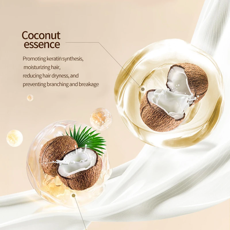 Own brand organic shampoo 500ml anti-dandruff oil control moisturizing smooth professional hair care coconut shampoo