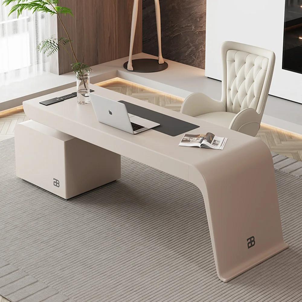 Home Office Furniture Computer Study Desk Modern Multifunctional Office Table With Drawers Executive Desk