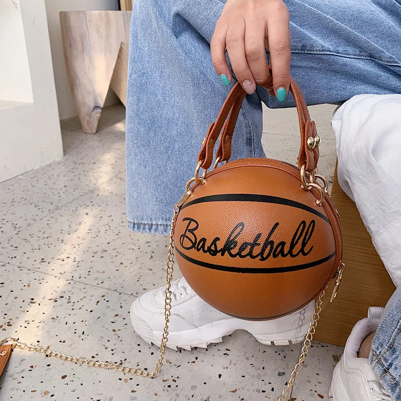 
Basketball Purse Handbag Little Girl Mini PU Leather Messenger Bags and Shoulder Handbags Female Crossbody Bag for women 2020 