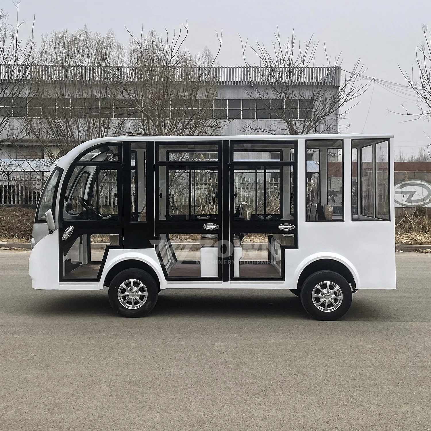 Wholesale 14 Seat Electric Sightseeing Bus 72V Electric Tour Bus Tourist Car
