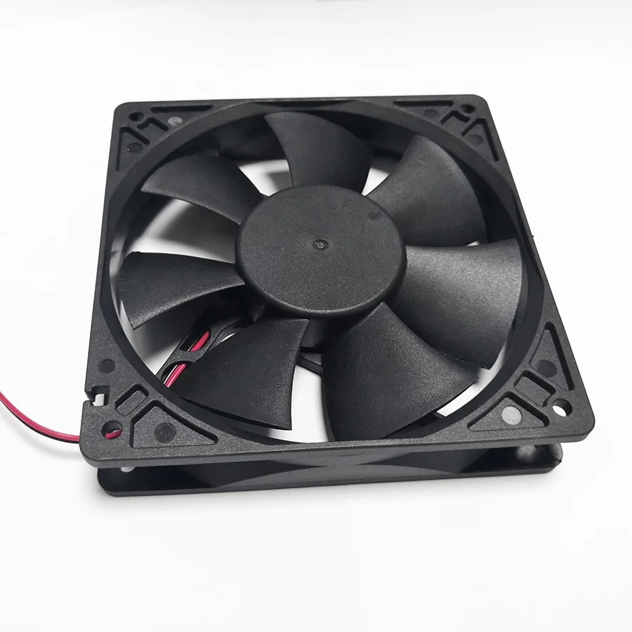 CE промышленный бесщеточный осевой охлаждающий вентилятор постоянного тока 12 В 24 в 120x120x25 мм