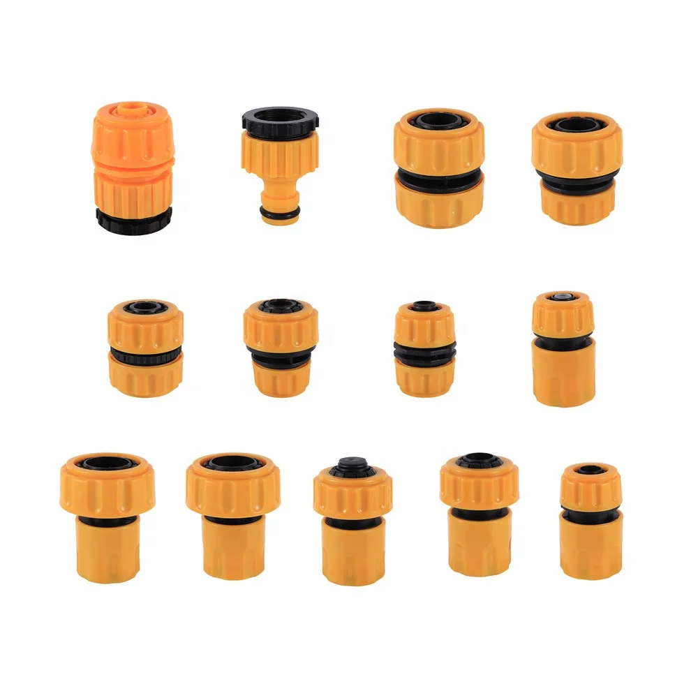 1/2 5/8 1 Inch Pipe Quick Water Connector Hose Tubing Repair Coupler Garden Irrigation Adapter
