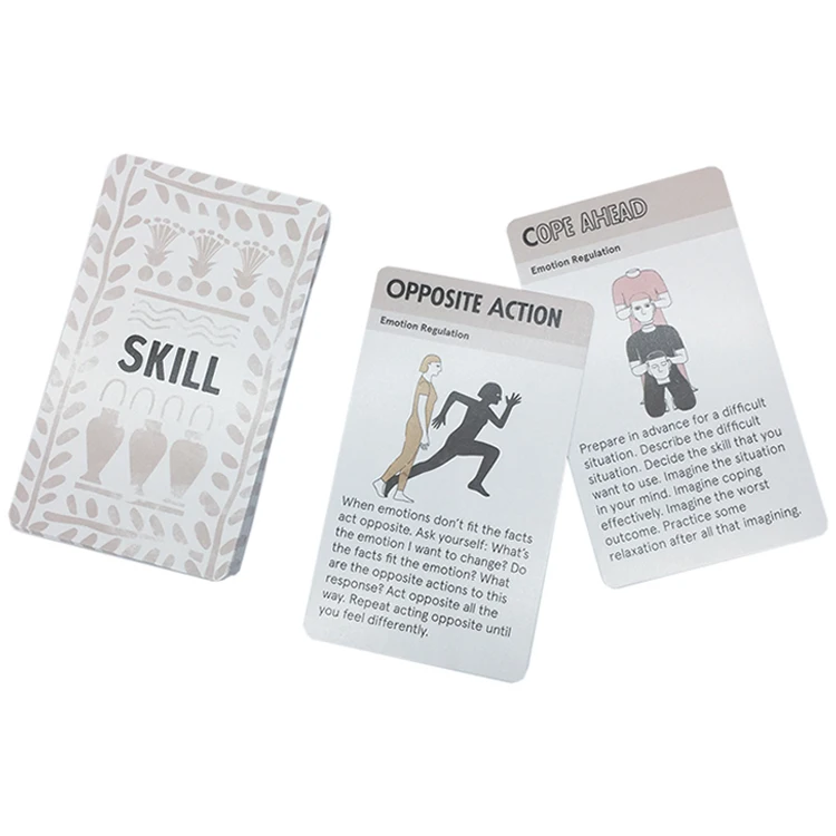 Custom Printing Service Blank Dare Or Drinking Playing Game Flash Card Deck