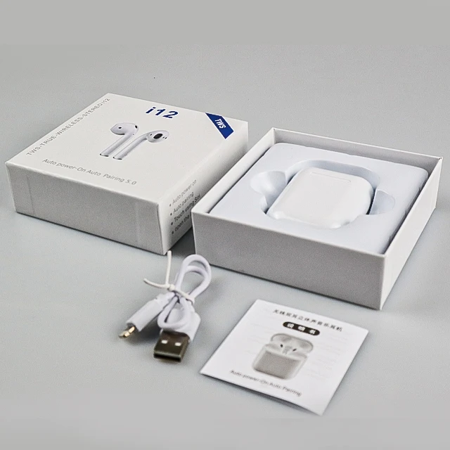 
Top Quality Audifonos BT 5.0 Sport Stereo Wireless Earphone i12 Tws Earbuds Inpods 12 Air2 i12 Tws 