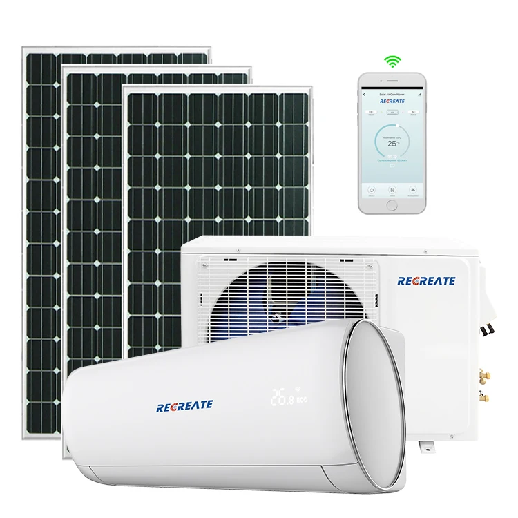 Лучшее качество 18000btu солнечный кондиционер 2hp/1.5ton DC Сплит Wifi контроль