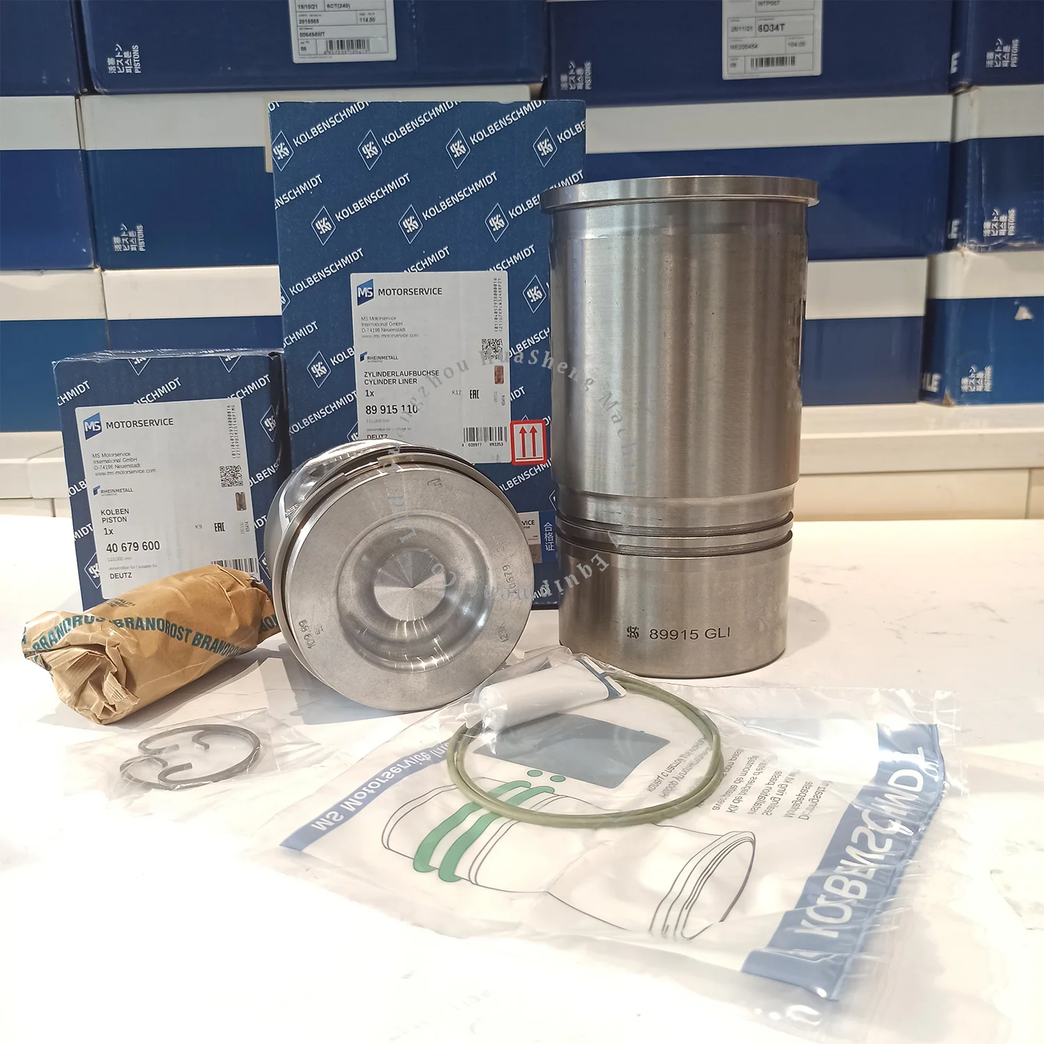 High Quality KS Brand Diesel Engine D8K 40679600 Liner kit  /Clyinder Liner Kit For Deutz Excavator Rebuild Set