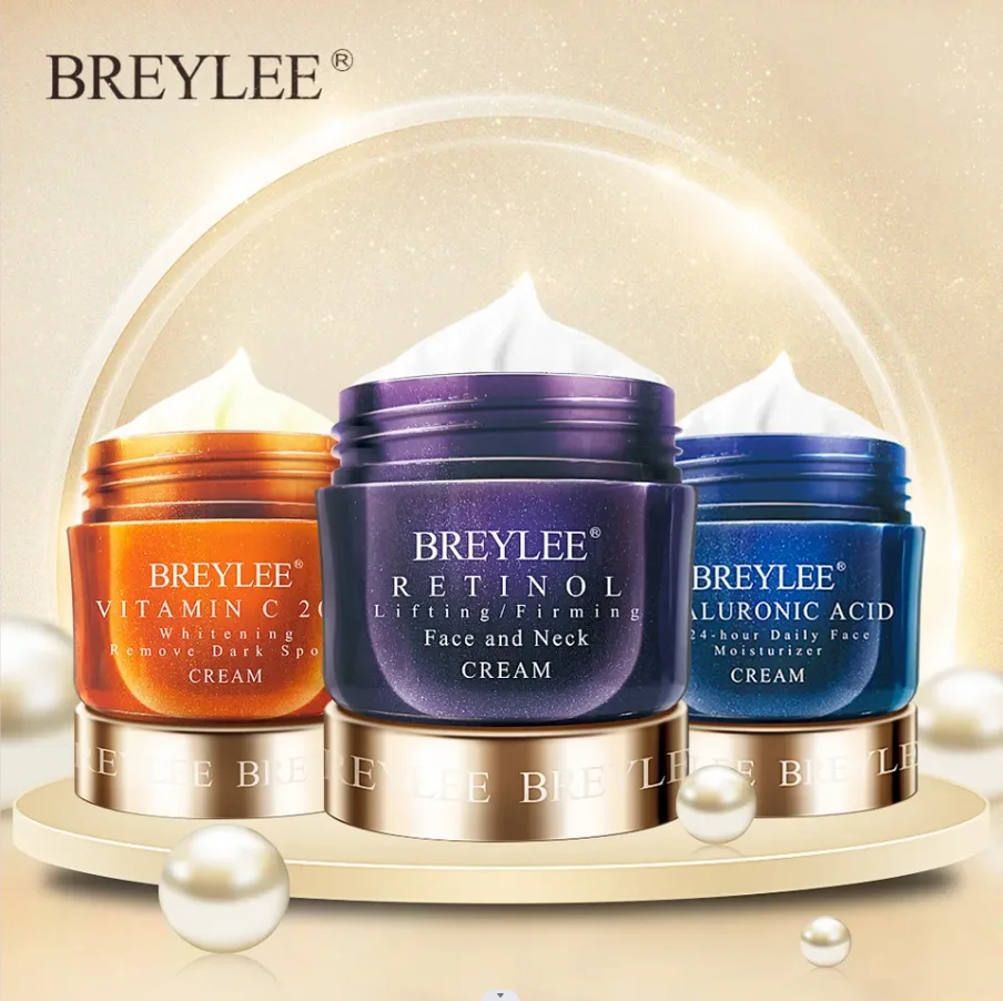 BREYLEE Bioqua Glutathiome Face Cream for Black Imported New Original Day Adults Lightening Cream Female MSDS Anti-wrinkle Cream